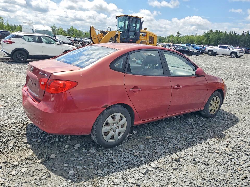 2009 Hyundai Elantra VIN KMHDU45D59U780698 COPART salvage auction — REAR END, Ns - Salvage Title, sold $400 on 2026-07-09 (photo 3)