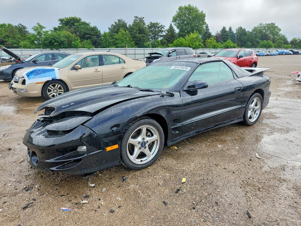 2000 Pontiac Firebird VIN 2G2FV22G1Y2165930 COPART salvage auction — FRONT END, Il - Salvage Certificate, sold $8,800 on 2026-07-14 (photo 1)