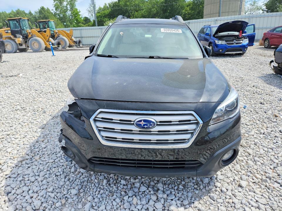 2017 Subaru Outback VIN 4S4BSAHC6H3383004 COPART salvage auction — FRONT END, Mi - Certificate Of Title, sold $1,650 on 2026-07-09 (photo 5)
