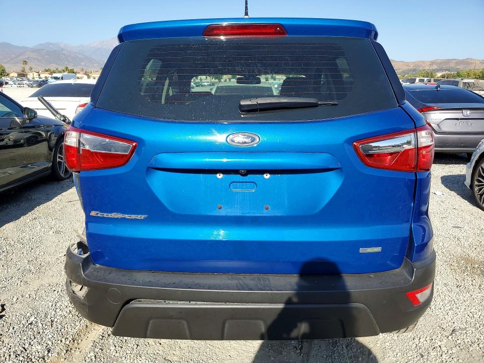 2018 Ford Ecosport VIN MAJ3P1RE3JC214662 COPART salvage auction — REAR END, Ca - Salvage Certificate, sold $1,450 on 2026-07-15 (photo 6)