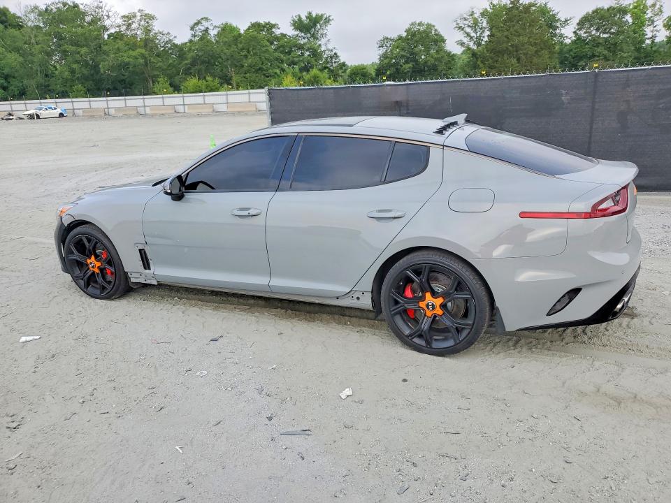 2019 Kia Stinger VIN KNAE45LC9K6061454 COPART salvage auction — SIDE, Sc - Certificate Of Title (P), sold $8,700 on 2026-07-29 (photo 2)