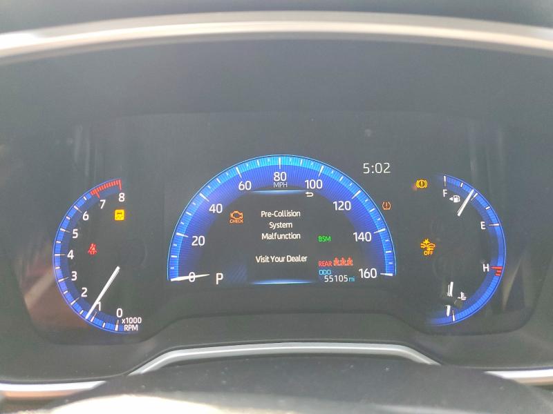2021 Toyota Corolla VIN JTNC4MBE7M3144193 COPART salvage auction — FRONT END, Ca - Salvage Certificate, sold $5,100 on 2026-07-29 (photo 9)