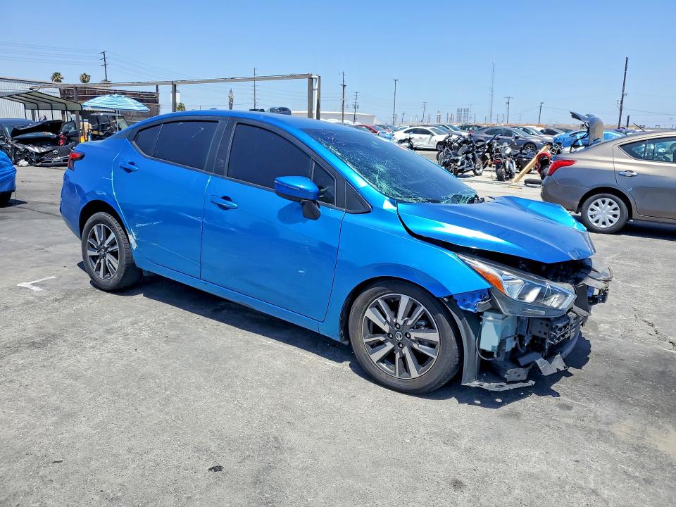 2021 Nissan Versa VIN 3N1CN8EV8ML827497 COPART salvage auction — FRONT END, Ca - Salvage Certificate, sold $850 on 2026-07-02 (photo 4)