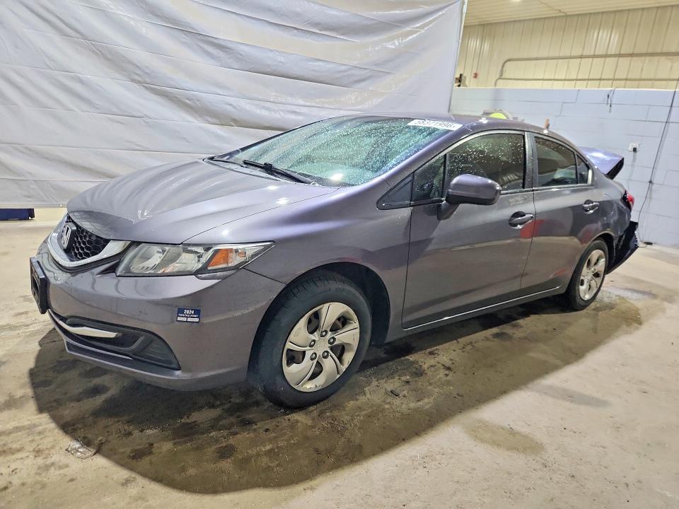 2015 Honda VIN 19XFB2F52FE276280 COPART salvage auction — REAR END, MA - CERT OF TITLE-RECONSTRCTD COLL, sold $3,150 on 2026-07-02 (photo 1)