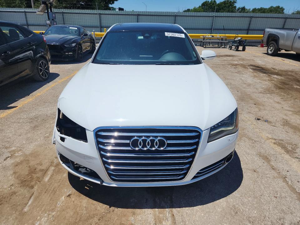 2013 Audi A8 VIN WAUR2AFD4DN014698 COPART salvage auction — SIDE, Ks - Cert Of Title-Salvage, sold $3,250 on 2026-07-08 (photo 5)