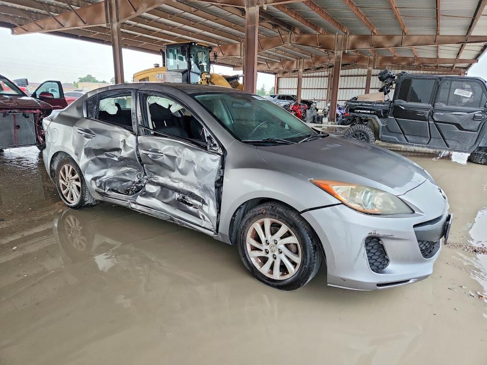 2012 Mazda VIN JM1BL1V77C1693420 COPART salvage auction — SIDE, Tx - Salvage Vehicle Title, sold $700 on 2026-07-24 (photo 4)