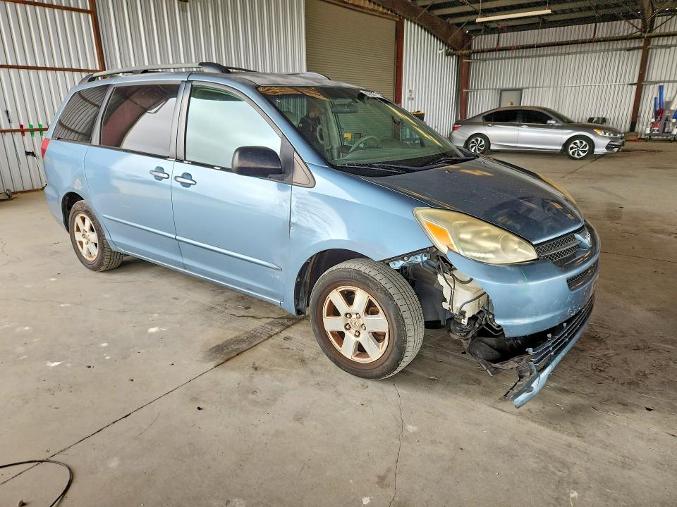 2005 Toyota Sienna VIN 5TDZA23C65S341008 COPART salvage auction — FRONT END, Ca - Salvage Certificate, sold $625 on 2026-07-20 (photo 4)