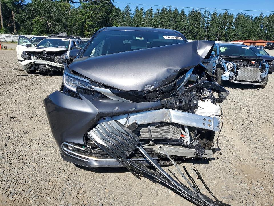 2025 Toyota VIN 5TDZSKFCXSS208479 COPART salvage auction — FRONT END, Wa - Bill Of Sale, sold $15,700 on 2026-07-10 (photo 5)