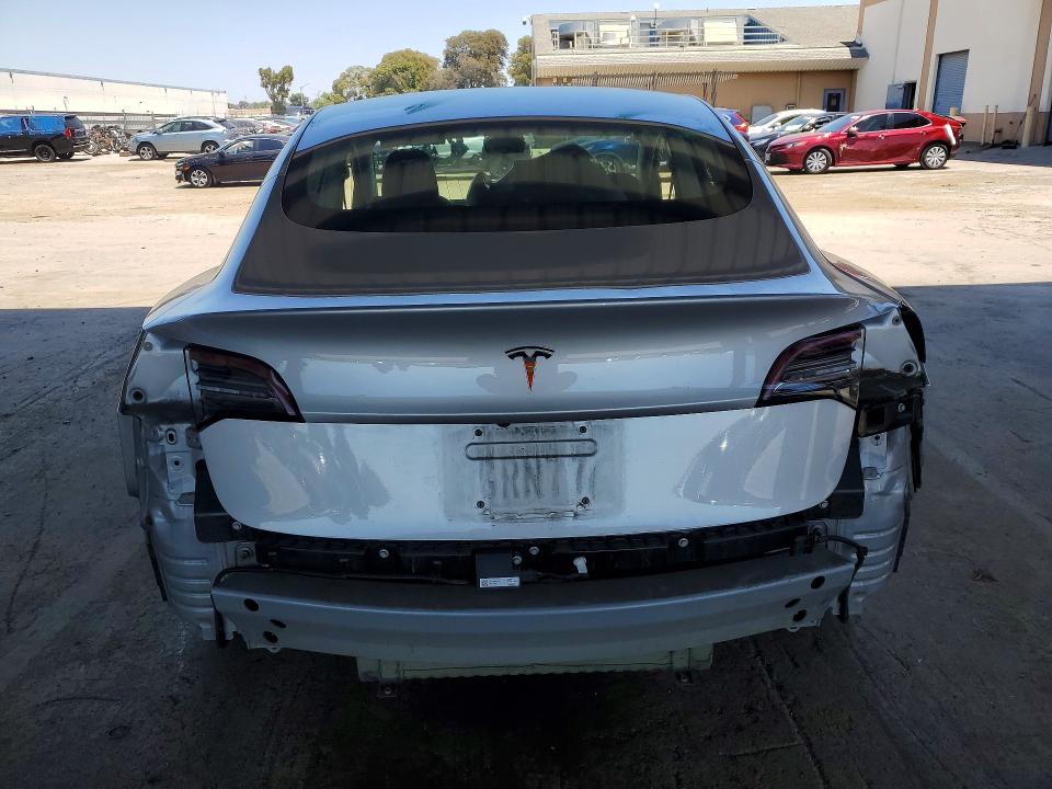 2018 Tesla Model 3 VIN 5YJ3E1EB7JF069253 COPART salvage auction — FRONT END, Ca - Salvage Certificate, sold $7,000 on 2026-07-28 (photo 6)