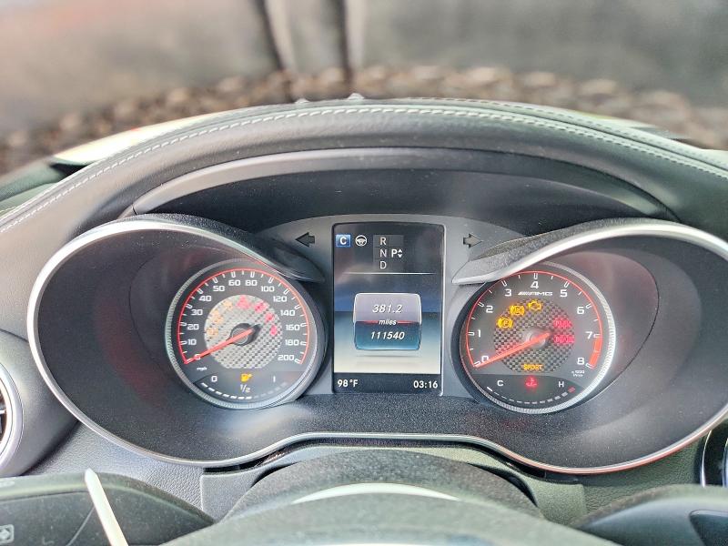 2018 Mercedes-benz VIN 55SWF8HB1JU242147 COPART salvage auction — FRONT END, TX - SALVAGE VEHICLE TITLE, sold $2,000 on 2026-09-03 (photo 9)