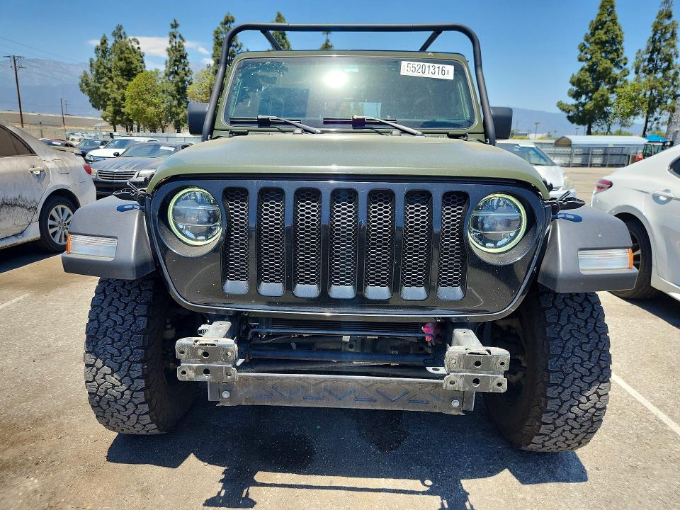 2021 Jeep Wrangler / VIN 1C4HJXDM5MW541540 COPART salvage auction — REAR END, Ca - Salvage Certificate, sold $11,100 on 2026-07-30 (photo 5)
