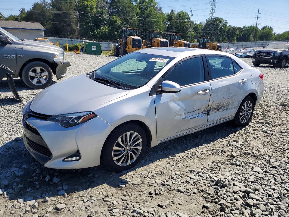2017 Toyota Corolla VIN 5YFBURHE2HP636518 COPART salvage auction — SIDE, Nc - Salvage Certificate Of Title, sold $500 on 2026-07-29 (photo 1)