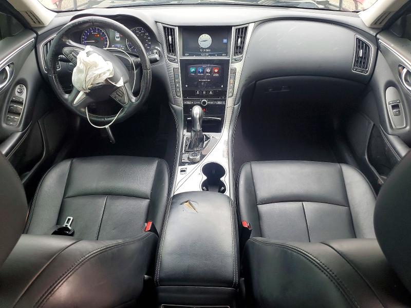 2014 Infiniti Q50 VIN JN1BV7AR9EM702661 COPART salvage auction — FRONT END, Il - Salvage Certificate, sold $575 on 2026-07-17 (photo 8)