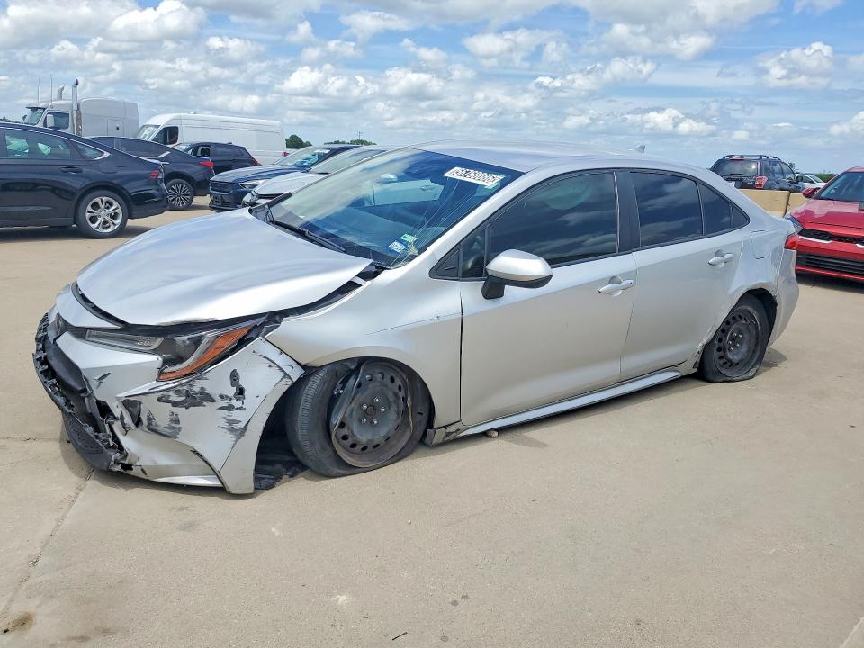 2020 Toyota Corolla VIN JTDEPRAEXLJ062567 COPART salvage auction — FRONT END, TX - CERTIFICATE OF TITLE, sold $3,700 on 2026-07-28 (photo 1)
