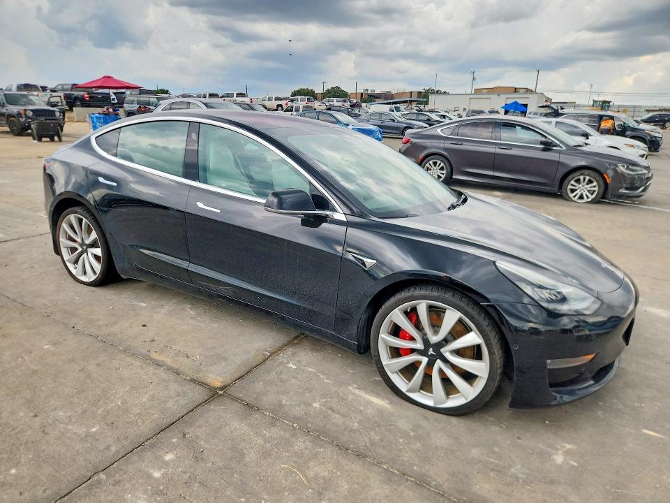 2018 Tesla Model 3 VIN 5YJ3E1EB5JF171084 COPART salvage auction — FRONT END, Tx - Salvage Vehicle Title, sold $4,550 on 2026-07-30 (photo 4)