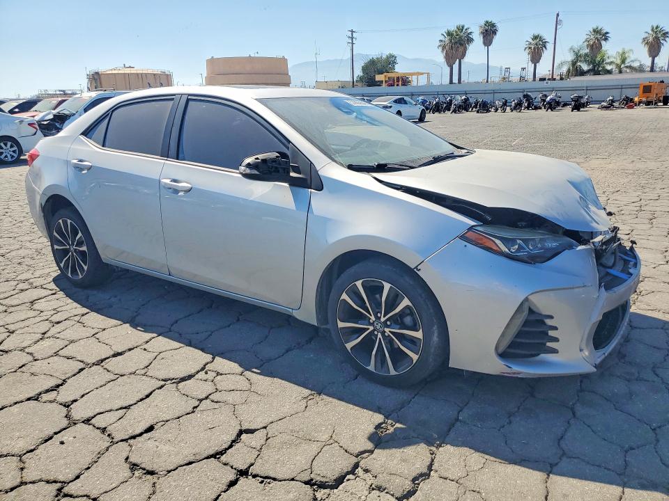 2017 Toyota Corolla VIN 5YFBURHE6HP655671 COPART salvage auction — FRONT END, CA - SALVAGE CERTIFICATE, sold $3,550 on 2026-07-16 (photo 4)