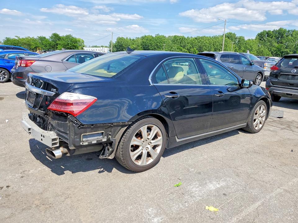 2010 Acura Rl VIN JH4KB2F63AC001927 COPART salvage auction — REAR END, Ky - Cert Of Title-Salvage, sold $2,050 on 2026-07-30 (photo 3)
