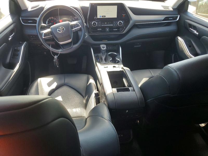 2023 Toyota Highlander VIN 5TDKDRAHXPS044486 COPART salvage auction — SIDE, Ca - Salvage Certificate, sold $16,200 on 2026-07-08 (photo 8)