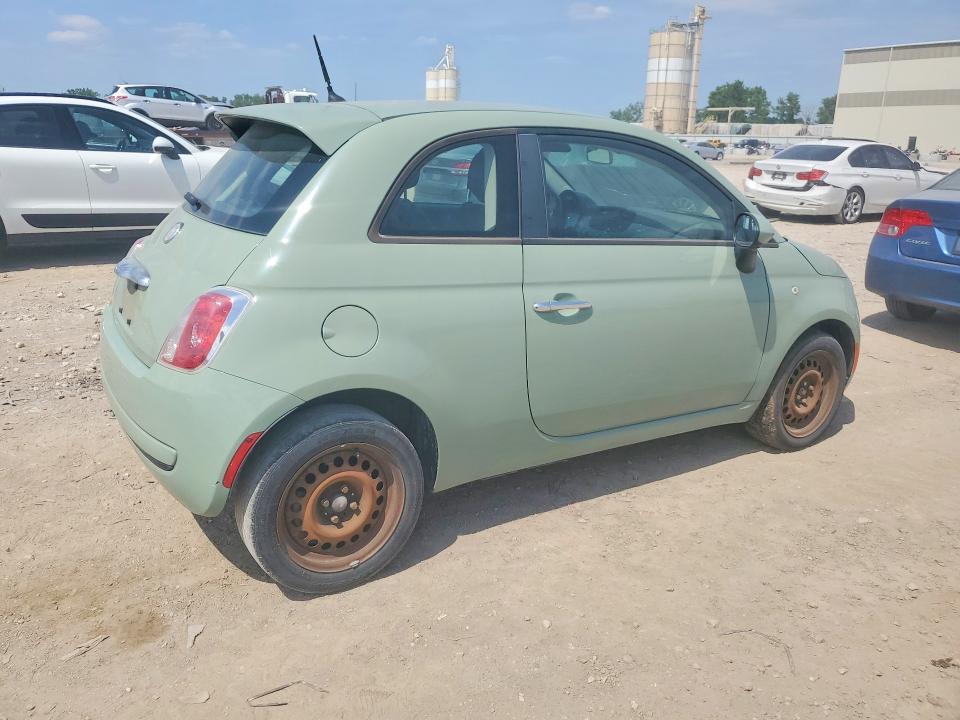 2013 Fiat 500 VIN 3C3CFFAR6DT512340 COPART salvage auction — MECHANICAL, Mo - Dealer Only Clean Title, sold $125 on 2026-07-30 (photo 3)