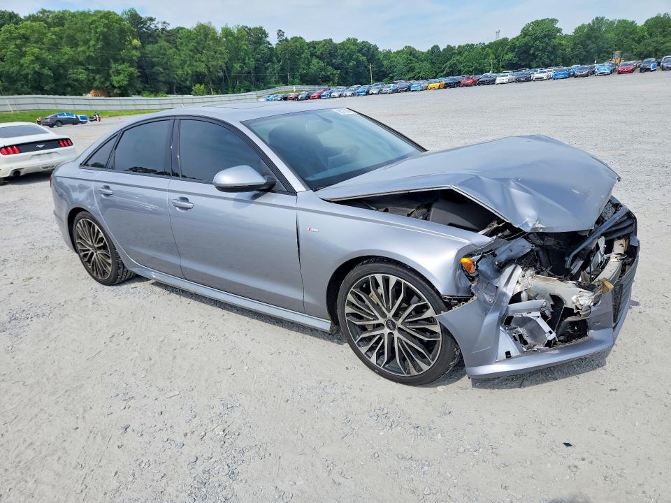 2018 Audi A6 VIN WAUC8AFC6JN011583 COPART salvage auction — FRONT END, Nc - Salvage Certificate Of Title, sold $1,950 on 2026-09-09 (photo 4)