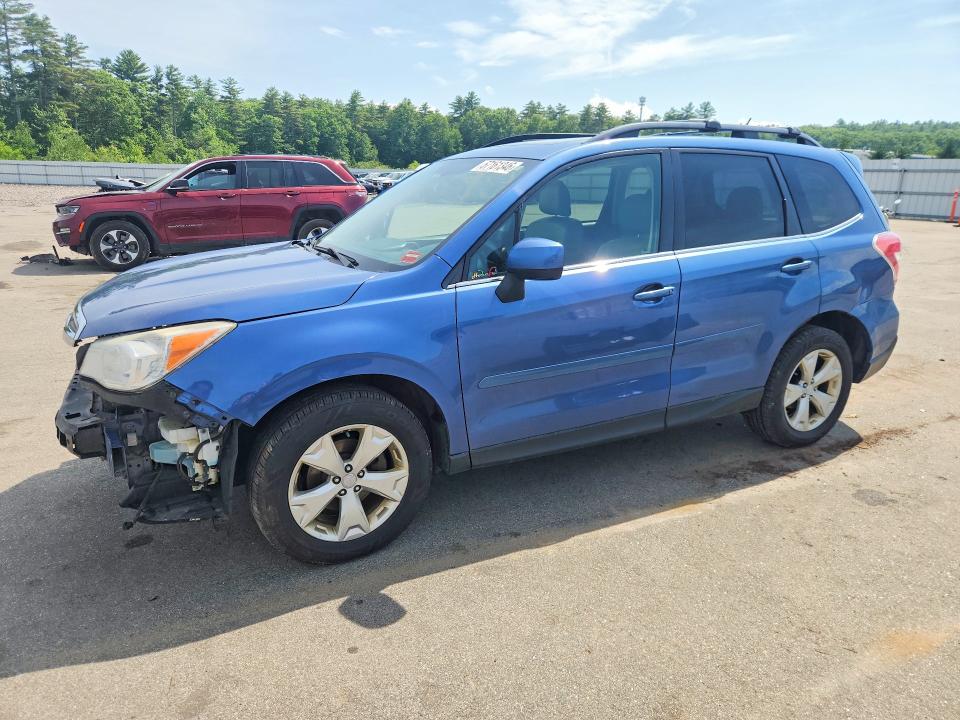 2015 Subaru Forester VIN JF2SJAHC6FH455098 COPART salvage auction — FRONT END, Me - Cert Of Title-Salvage Collisio, sold $500 on 2026-07-17 (photo 1)