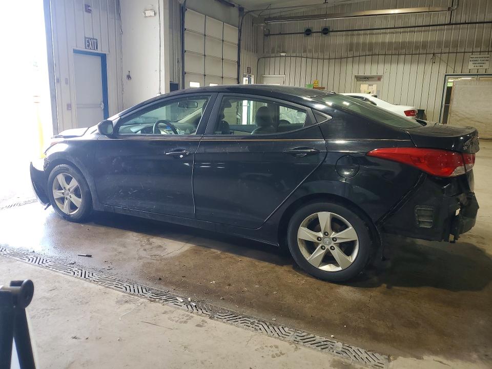 2011 Hyundai Elantra VIN KMHDH4AE6BU128665 COPART salvage auction — FRONT END, Pa - Certificate Of Salvage, sold $550 on 2026-07-09 (photo 2)