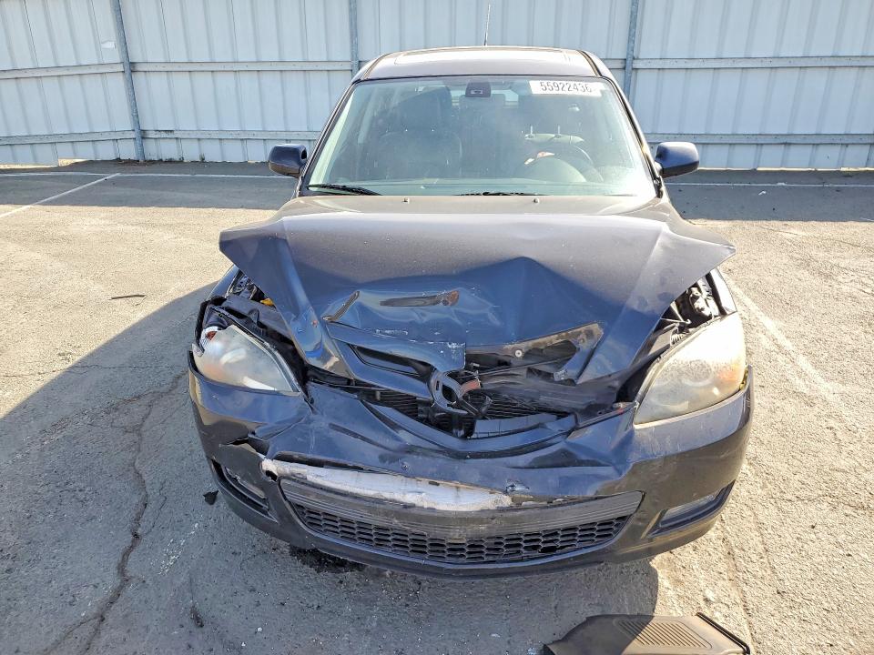 2008 Mazda 3 VIN JM1BK344981829334 COPART salvage auction — FRONT END, Ca - Salvage Certificate, sold $200 on 2026-07-10 (photo 5)