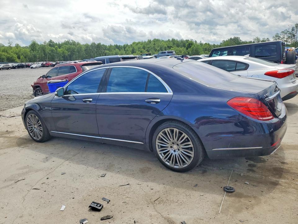 2016 Mercedes-benz S class VIN WDDUG8FB0GA210953 COPART salvage auction — FRONT END, Pa - Cert Of Title, sold $4,250 on 2026-07-28 (photo 2)