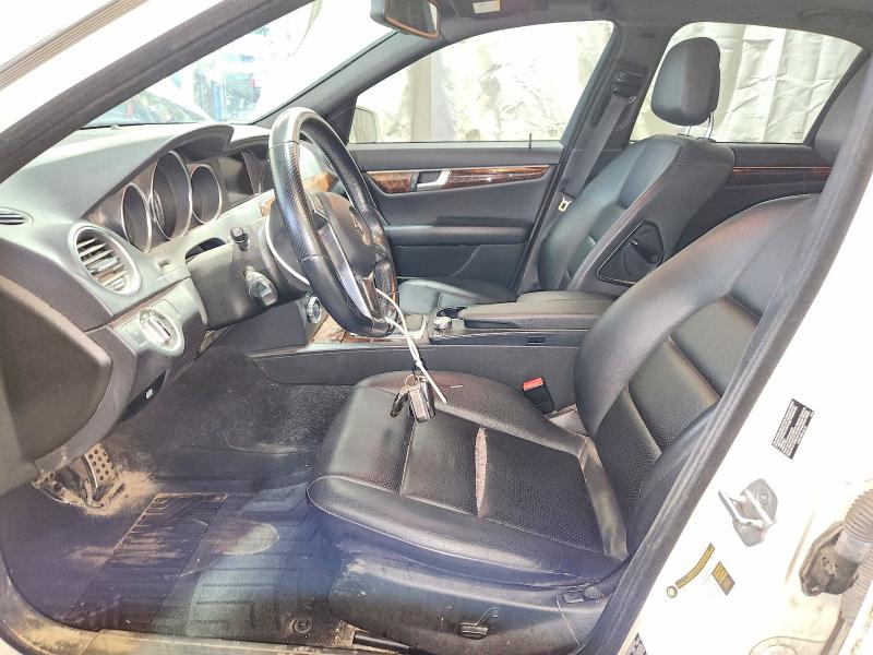 2012 Mercedes-benz C-klasse VIN WDDGF8BB7CR201944 COPART salvage auction — UNDERCARRIAGE, Pa - Certificate Of Salvage, sold $1,800 on 2026-07-02 (photo 7)