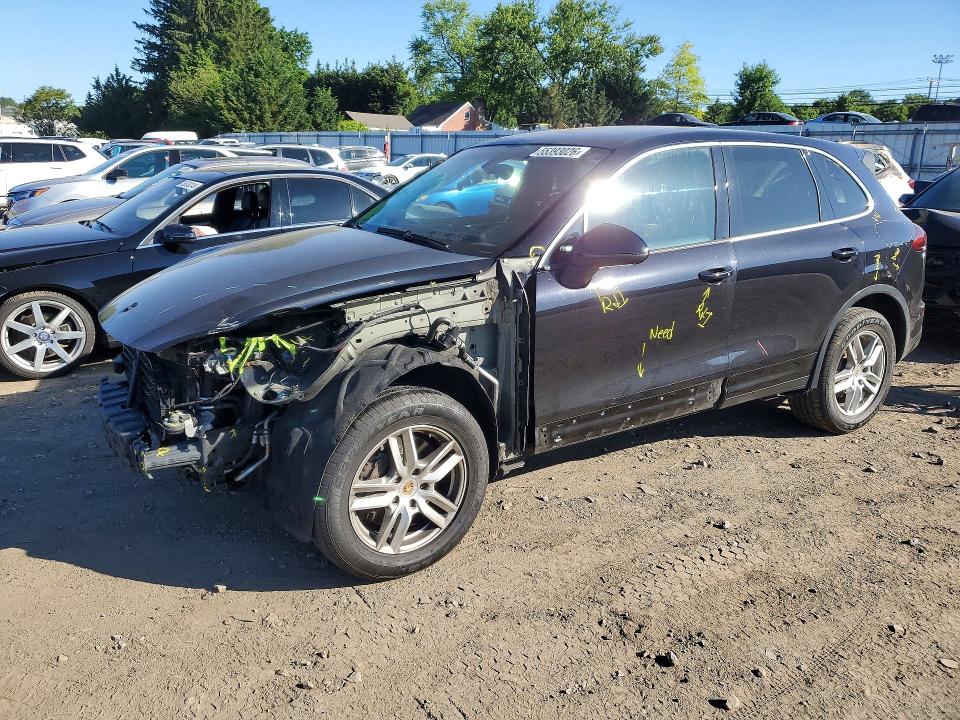 2016 Porsche Cayenne VIN WP1AA2A24GLA04508 COPART salvage auction — FRONT END, Md - Cert Of Salvage > 75% Damage, sold $4,400 on 2026-07-20 (photo 1)