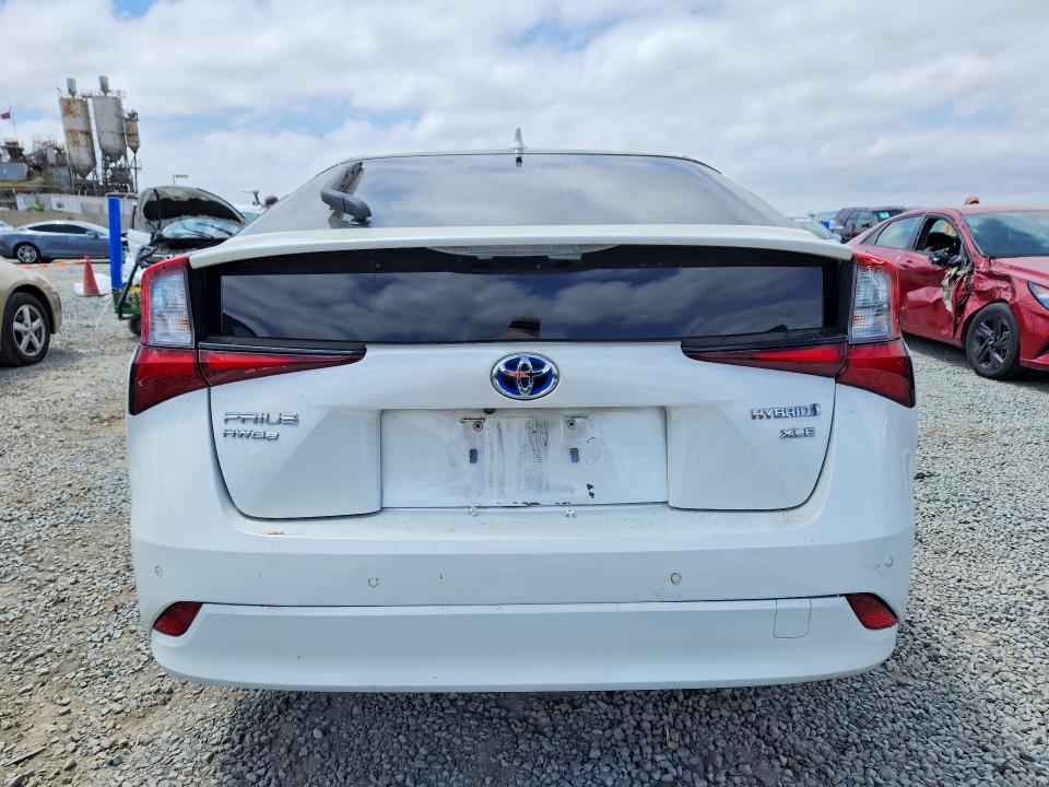 2019 Toyota Prius VIN JTDL9RFU6K3008865 COPART salvage auction — FRONT END, Ca - Salvage Certificate, sold $3,250 on 2026-07-24 (photo 6)