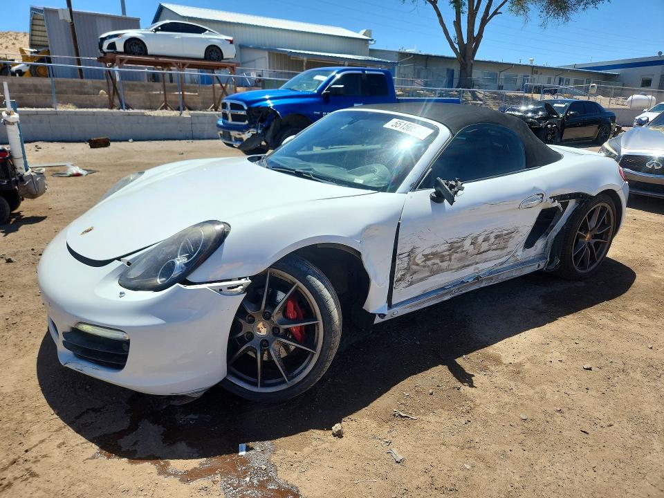 2014 Porsche Boxster VIN WP0CB2A82ES141350 — COPART salvage auction photo