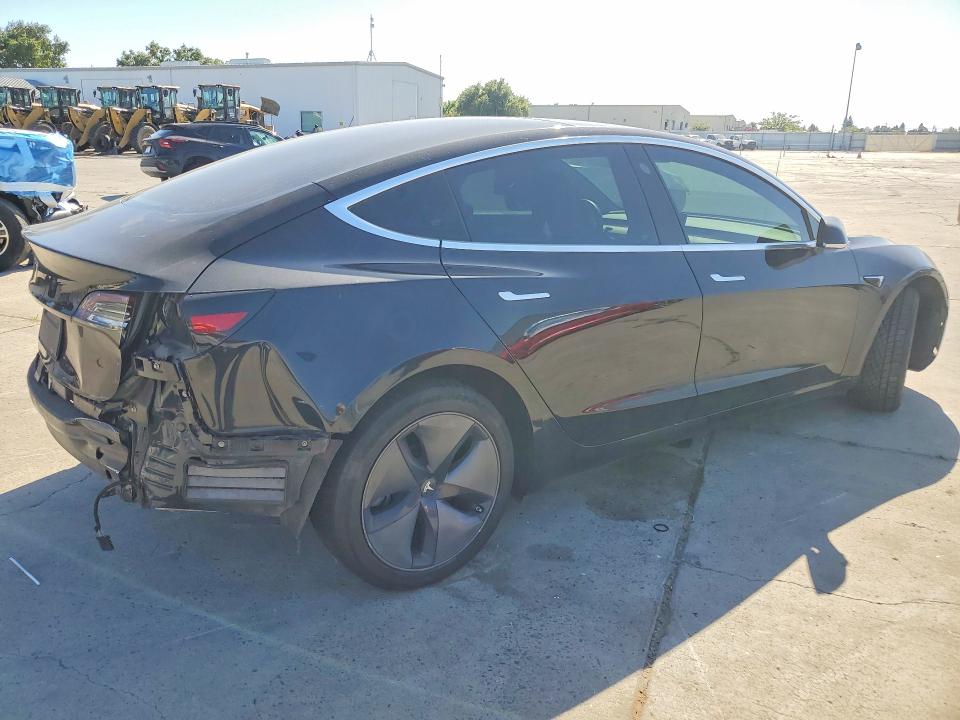 2018 Tesla Model 3 VIN 5YJ3E1EA8JF172768 COPART salvage auction — REAR END, Ca - Salvage Certificate, sold $6,200 on 2026-07-27 (photo 3)