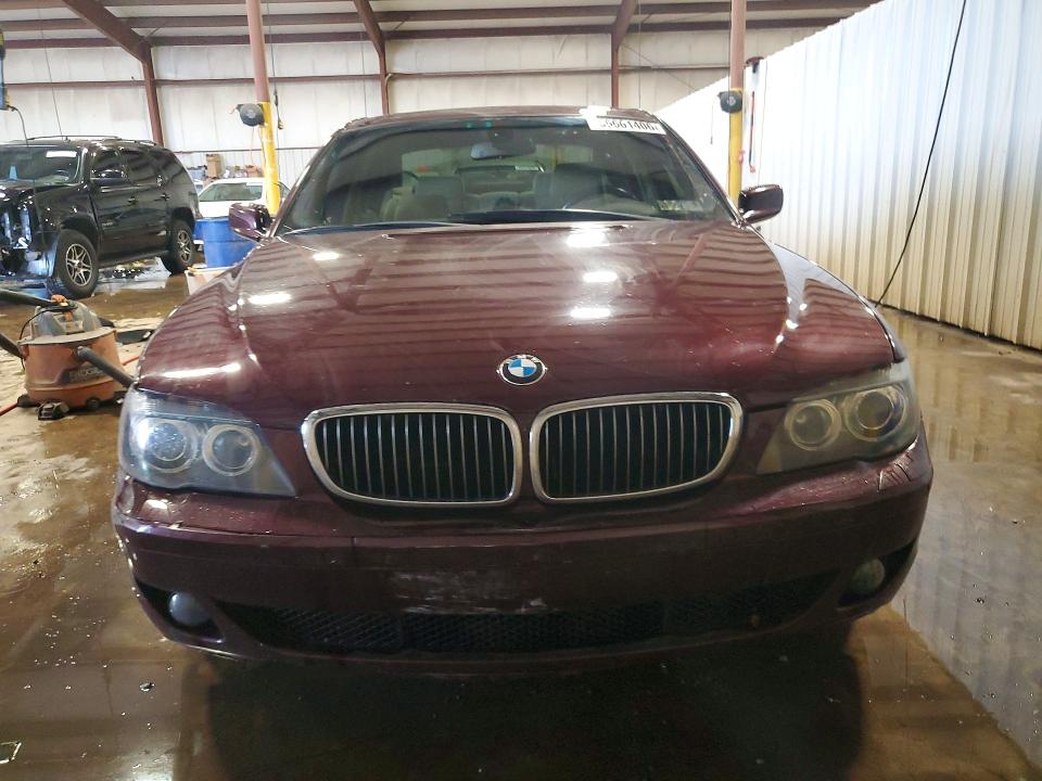 2008 BMW 7er VIN WBAHN83598DT85408 COPART salvage auction — SIDE, Pa - Certificate Of Salvage, sold $350 on 2026-07-17 (photo 5)