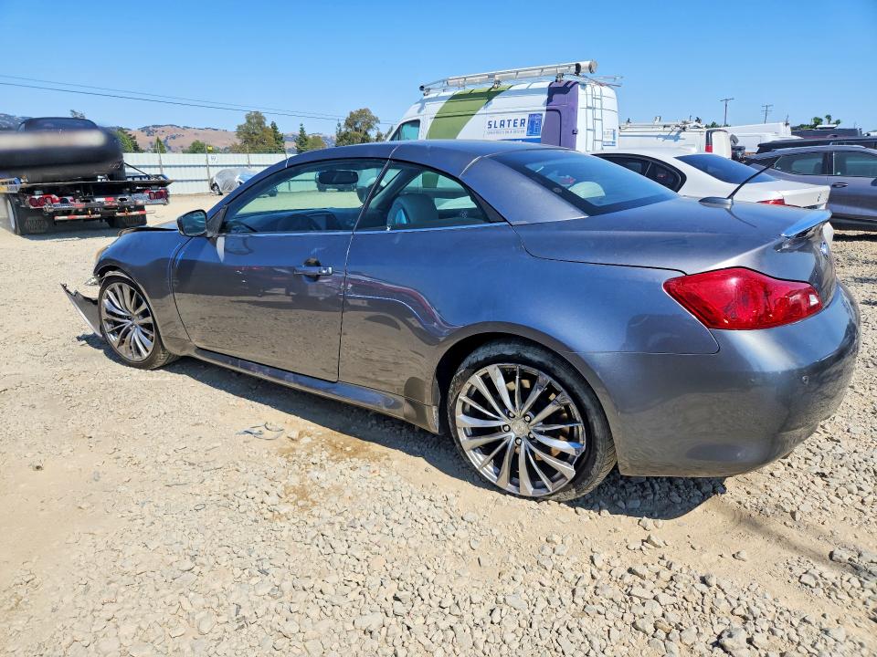 2011 Infiniti G37 VIN JN1CV6FE1BM952041 COPART salvage auction — FRONT END, CA - SALVAGE CERTIFICATE, sold $1,000 on 2026-07-28 (photo 2)