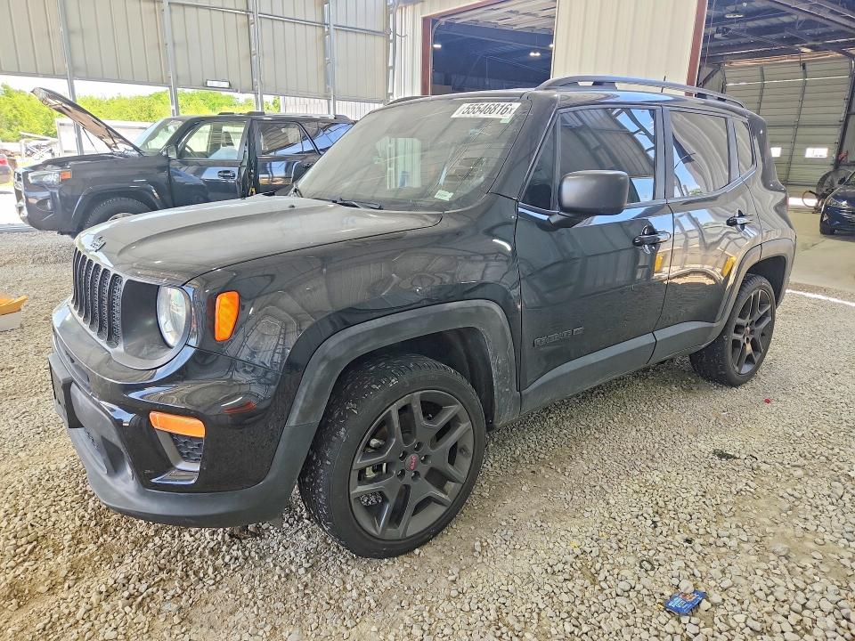 2021 Jeep Renegade VIN ZACNJDBB7MPM92175 COPART salvage auction — HAIL, Mo - Salvage Certificate Of Title, sold $4,900 on 2026-07-29 (photo 1)