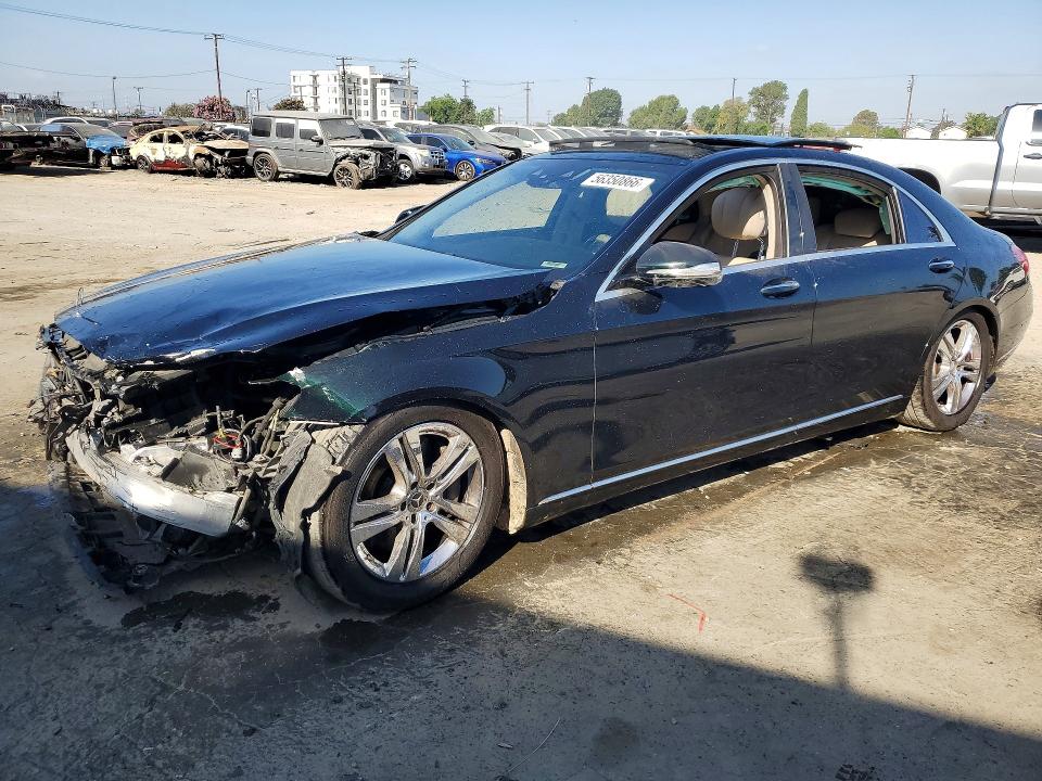 2018 Mercedes-benz S-klasse VIN WDDUG6GB9JA354737 COPART salvage auction — FRONT END, Ca - Salvage Certificate, sold $7,400 on 2026-07-16 (photo 1)