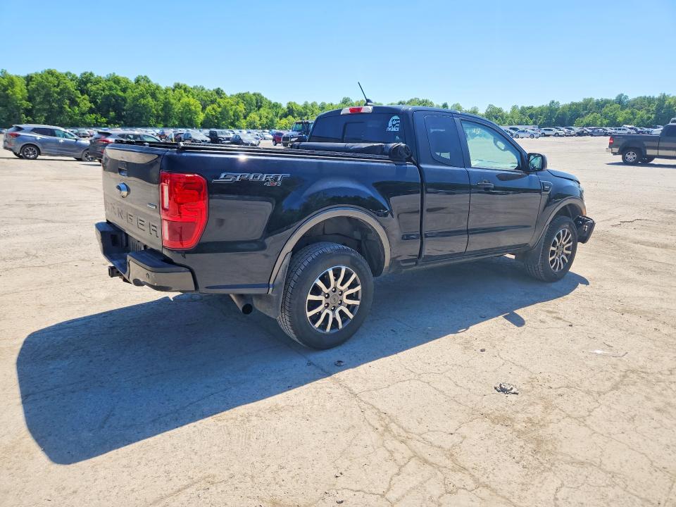 2019 Ford Ranger VIN 1FTER1FH4KLA17299 COPART salvage auction — FRONT END, Pa - Certificate Of Salvage, sold $6,200 on 2026-07-02 (photo 3)
