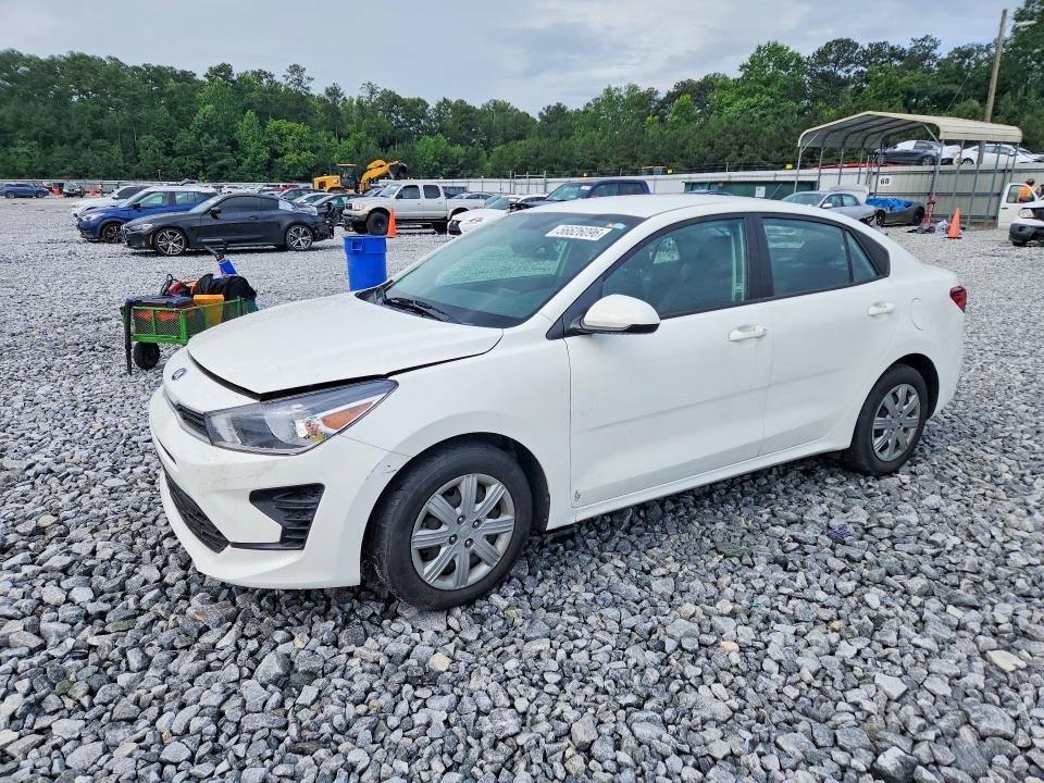 2021 Kia Rio VIN 3KPA24AD5ME400253 COPART salvage auction — FRONT END, Ga - Cert Of Title-Salvage, sold $2,850 on 2026-07-09 (photo 1)
