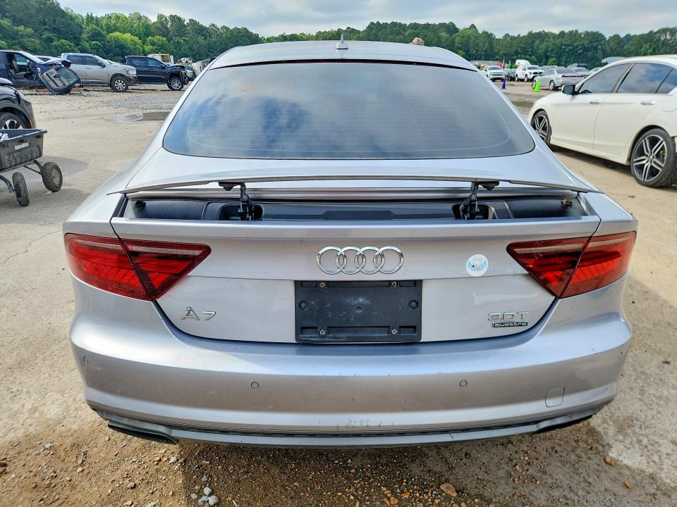 2016 Audi A7 VIN WAU2GAFC8GN001905 COPART salvage auction — FRONT END, La - Certificate Of Title, sold $3,900 on 2026-07-24 (photo 6)