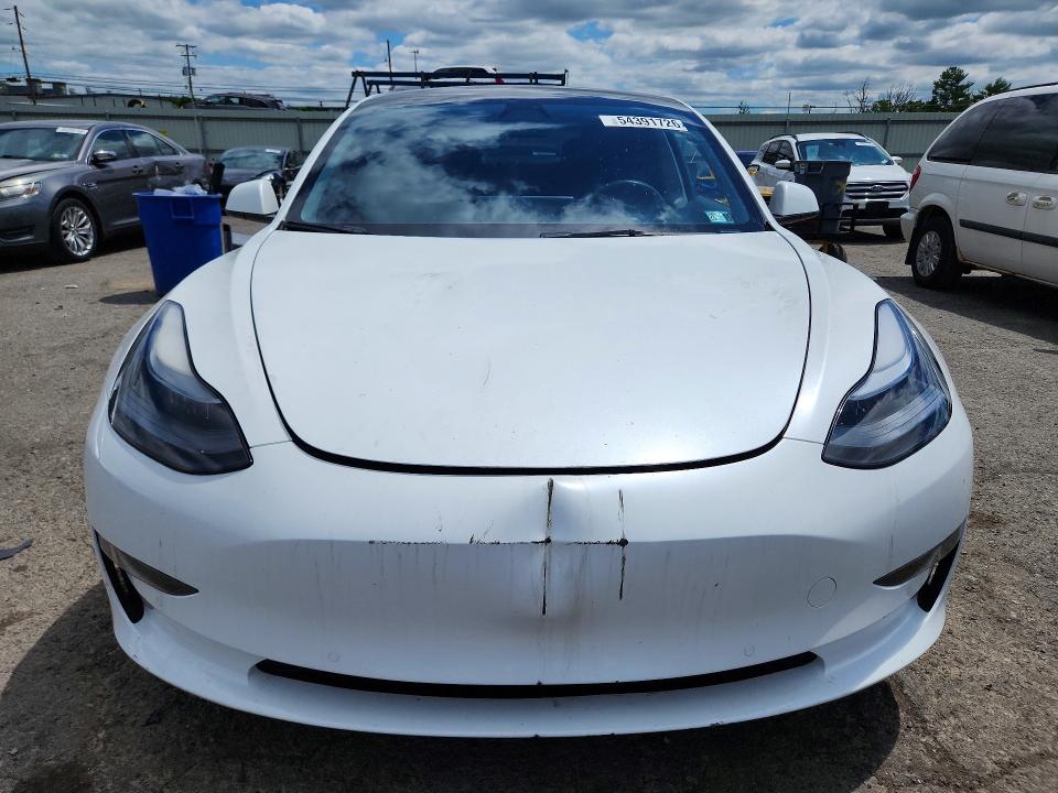 2021 Tesla Model 3 VIN 5YJ3E1EA6MF091739 COPART salvage auction — REAR END, Pa - Certificate Of Salvage, sold $6,900 on 2026-07-31 (photo 5)