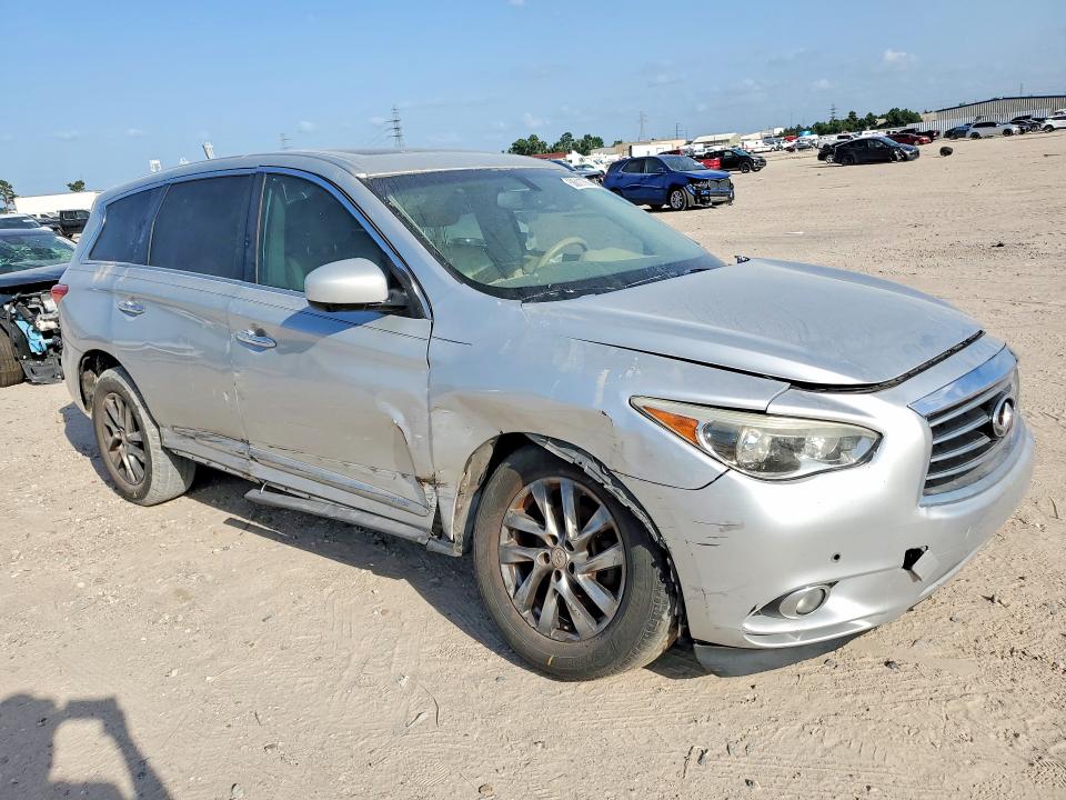 2013 Infiniti Jx VIN 5N1AL0MN5DC316222 COPART salvage auction — FRONT END, Tx - Bonded Title - Salvage (P), sold $500 on 2026-07-10 (photo 4)