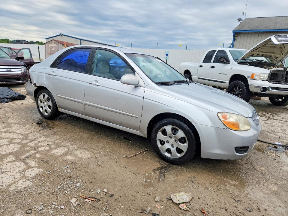 2007 Kia Spectra VIN KNAFE121075386288 COPART salvage auction — REAR END, KY - BILL OF SALE/PART ONLY/NO TITL, sold $275 on 2026-07-23 (photo 4)