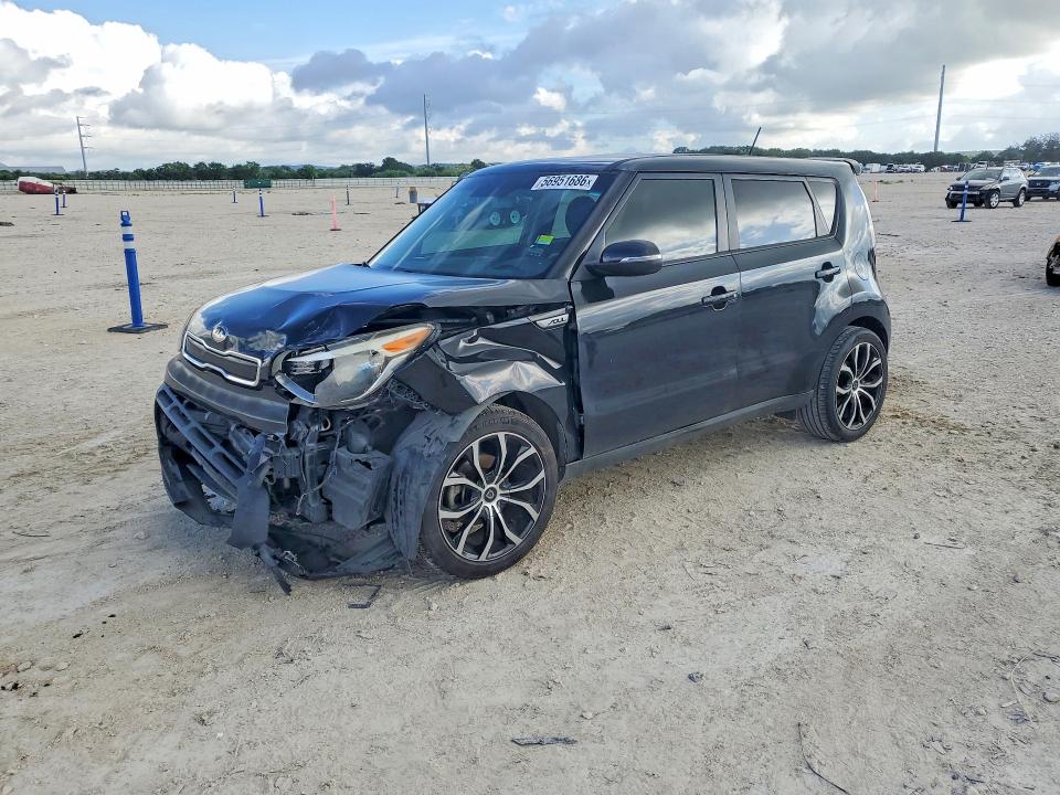 2014 Kia Soul VIN KNDJP3A52E7088804 COPART salvage auction — FRONT END, Tx - Salvage Vehicle Title, sold $1,050 on 2026-07-30 (photo 1)