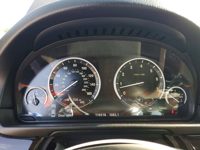 2016 BMW 5er VIN WBA5B1C59GG134422 COPART salvage auction — HAIL, Ok - Cert Of Title-Salvage, sold $300 on 2026-07-21 (photo 9)