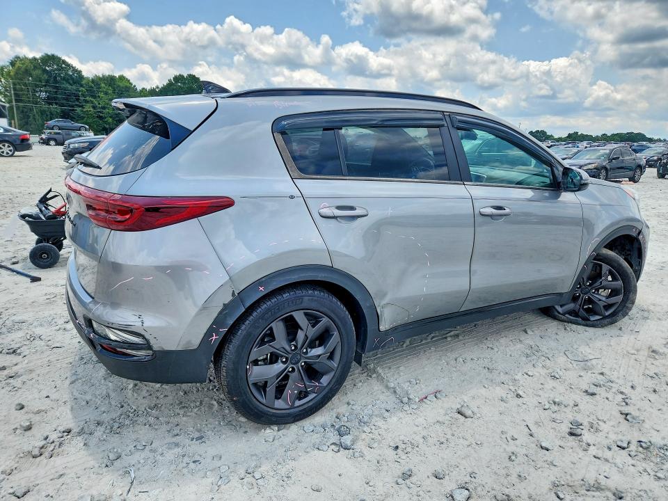 2021 Kia Sportage VIN KNDP63AC0M7918271 COPART salvage auction — FRONT END, Ga - Cert Of Title-Rebuilt Salvage, sold $600 on 2026-07-27 (photo 3)