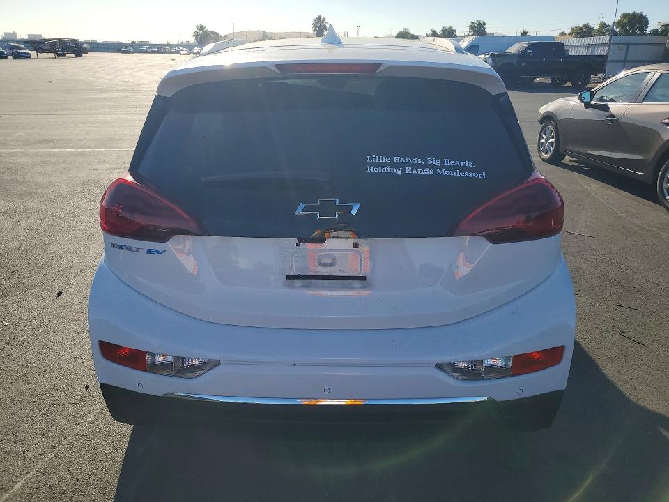 2020 Chevrolet Bolt ev VIN 1G1FZ6S03L4145765 COPART salvage auction — FRONT END, Ca - Salvage Certificate, sold $3,150 on 2026-07-08 (photo 6)