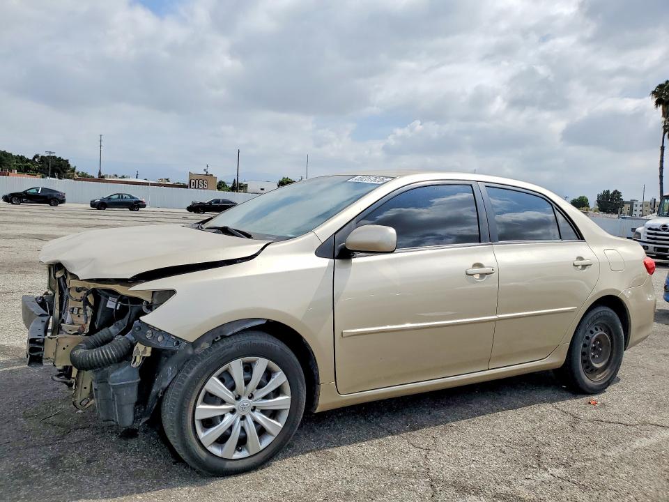 2013 Toyota Corolla VIN 5YFBU4EE3DP106608 COPART salvage auction — FRONT END, Ca - Salvage Certificate, sold $2,700 on 2026-07-31 (photo 1)