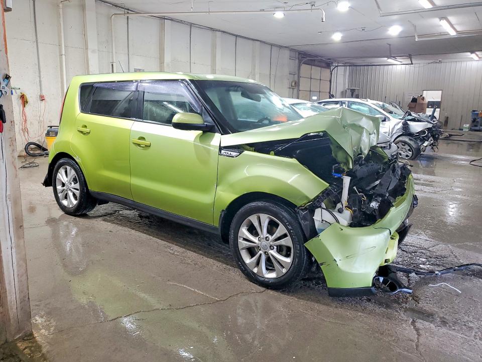 2016 Kia Soul VIN KNDJP3A58G7820890 COPART salvage auction — FRONT END, Tn - Salvage Certificate, sold $175 on 2026-07-21 (photo 4)