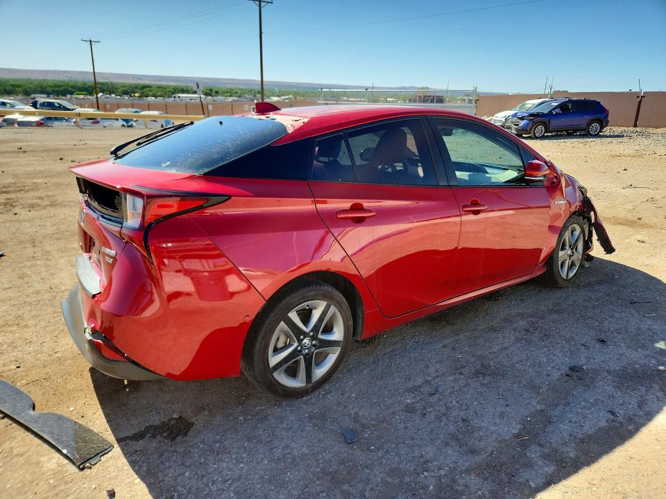 2021 Toyota Prius VIN JTDKAMFU0M3139718 COPART salvage auction — FRONT END, Nm - Cert Of Title-Salvage, sold $1,700 on 2026-07-30 (photo 3)